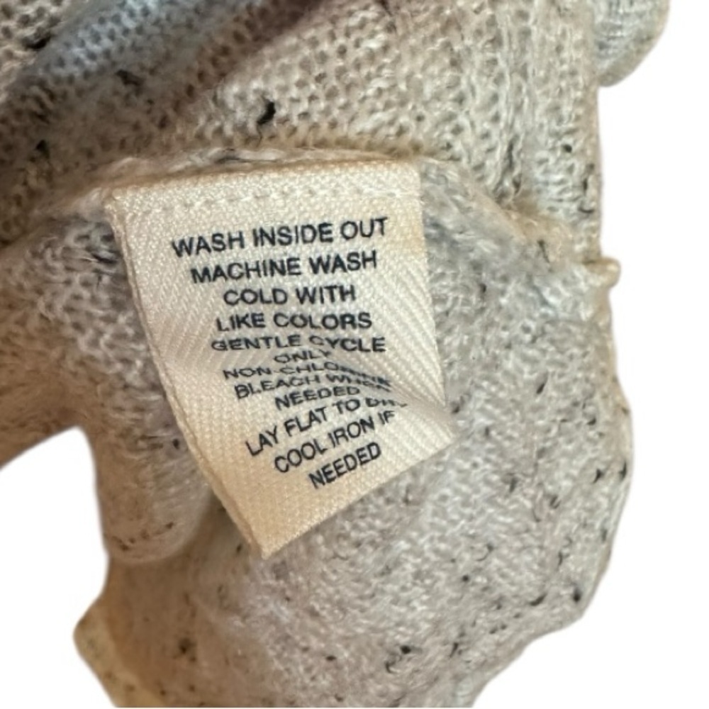 Westbound Cowl Neck Knit Tunic Sweater 3X Gray Black Flecked Cozy Plus Size - Picture 7 of 7